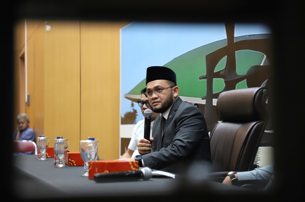 KWP dan MPR gelar diskusi “Wewenang dan Pola Hubungan Antarlembaga Negara dalam Struktur Ketatanegaraan Indonesia”(Ashar/SinPo.id)