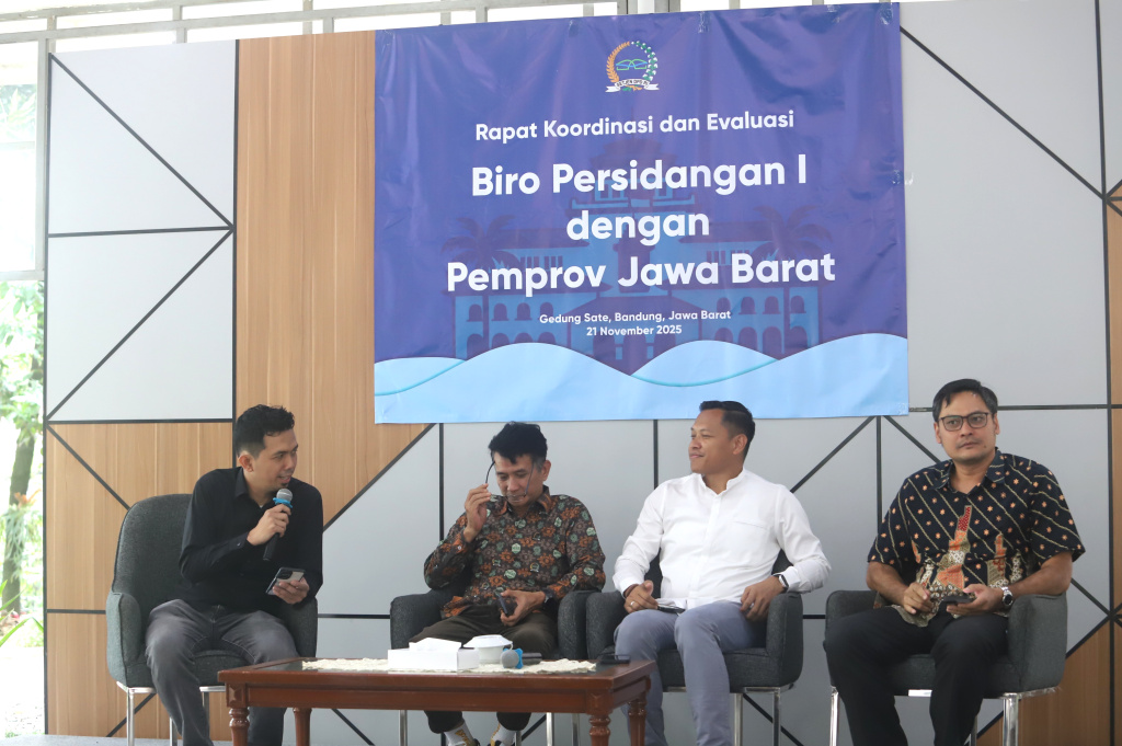 Koordinatoriat Wartawan Parlemen dan Setjen DPD serta Pemprov Jawa Barat gelar diskusi menangkal berita hoax di sosial media (Ashar/SinPo.id)
