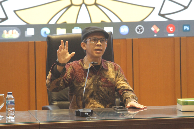 Koordinatoriat Wartawan Parlemen gelar diskusi Dialektika Demokrasi dengan tema"Jaga Stabilitas Nasional Pasca Pilpres (Ashar/SinPo.id)