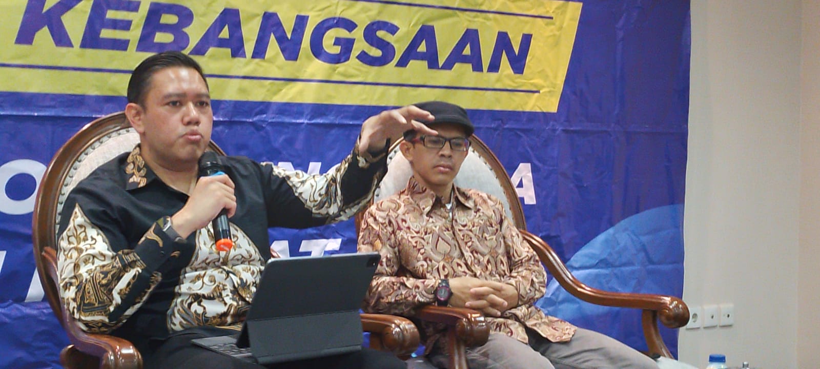 Koordinatoriat Wartawan Parlemen menggelar diskusi Sistem Pemilu dan Masa Depan Demokrasi Pancasila (Ashar/SinPo.id)