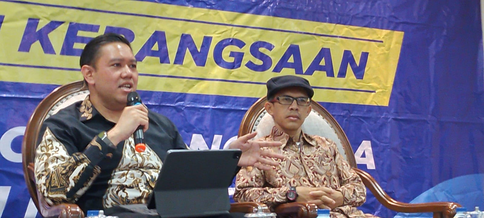 Koordinatoriat Wartawan Parlemen menggelar diskusi Sistem Pemilu dan Masa Depan Demokrasi Pancasila (Ashar/SinPo.id)