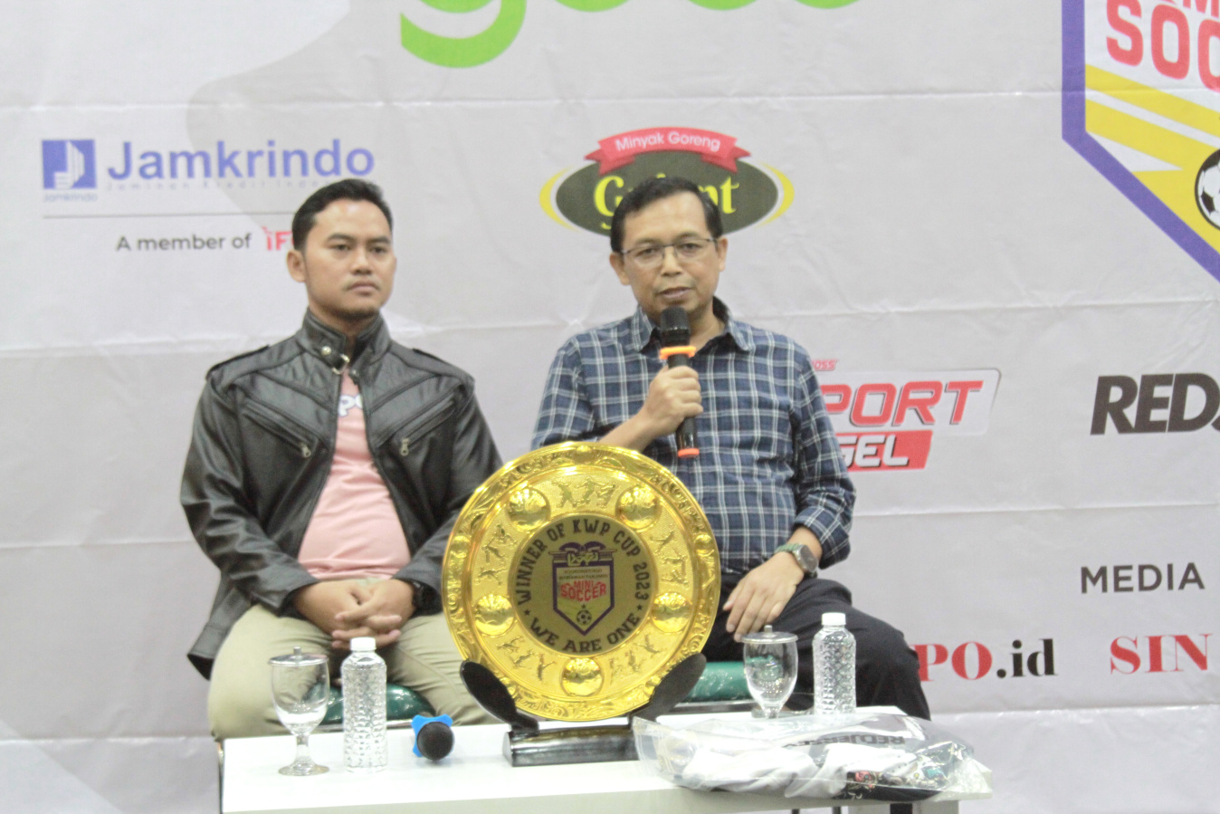 Koordinatoriat Wartawan Parlemen gelar KWP CUP 2023 antar Wartawan (Ashar/SinPo.id)