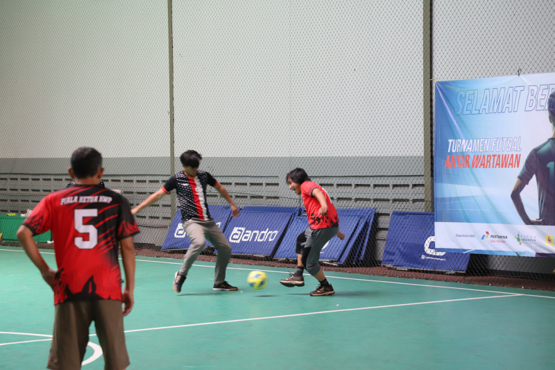 KWP gelar turnamen futsal Piala Ketua KWP di Sport Center DPR RI (Ashar/SinPo.id)