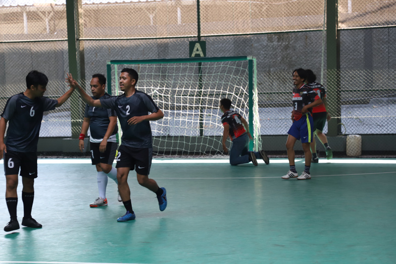 KWP gelar turnamen futsal Piala Ketua KWP di Sport Center DPR RI (Ashar/SinPo.id)