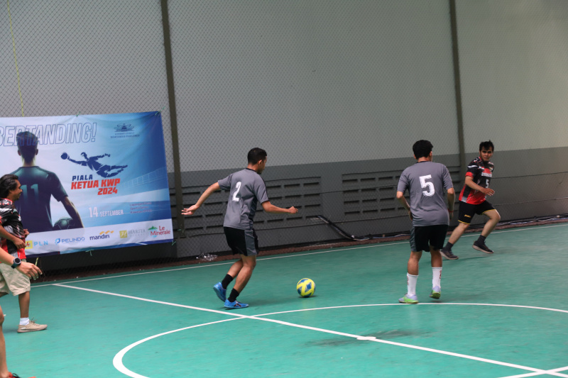 KWP gelar turnamen futsal Piala Ketua KWP di Sport Center DPR RI (Ashar/SinPo.id)