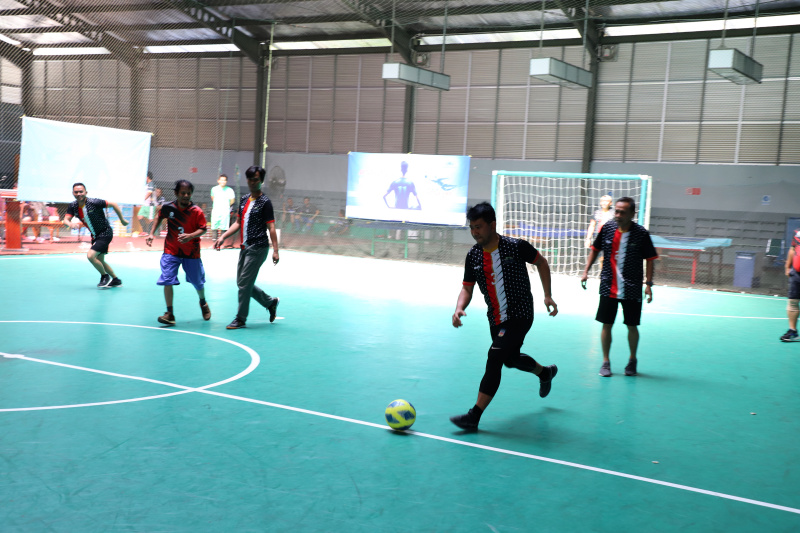 KWP gelar turnamen futsal Piala Ketua KWP di Sport Center DPR RI (Ashar/SinPo.id)