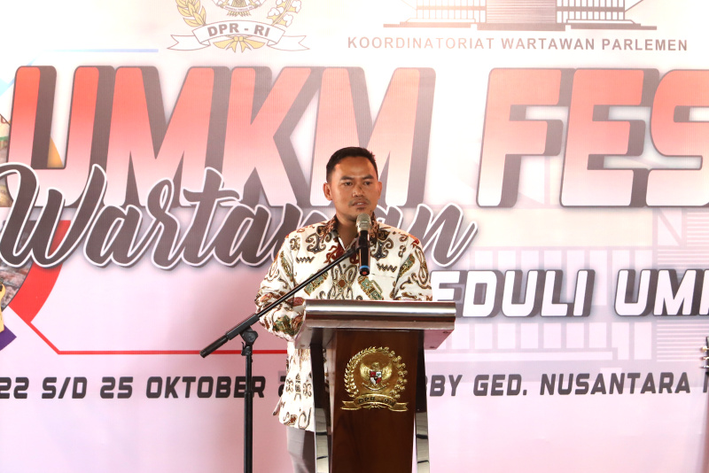 Koordinatoriat Wartawan Parlemen gelar bazaar UMKM Fest