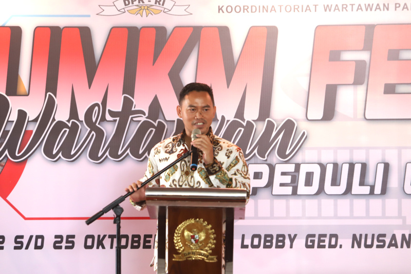 Koordinatoriat Wartawan Parlemen gelar bazaar UMKM Fest