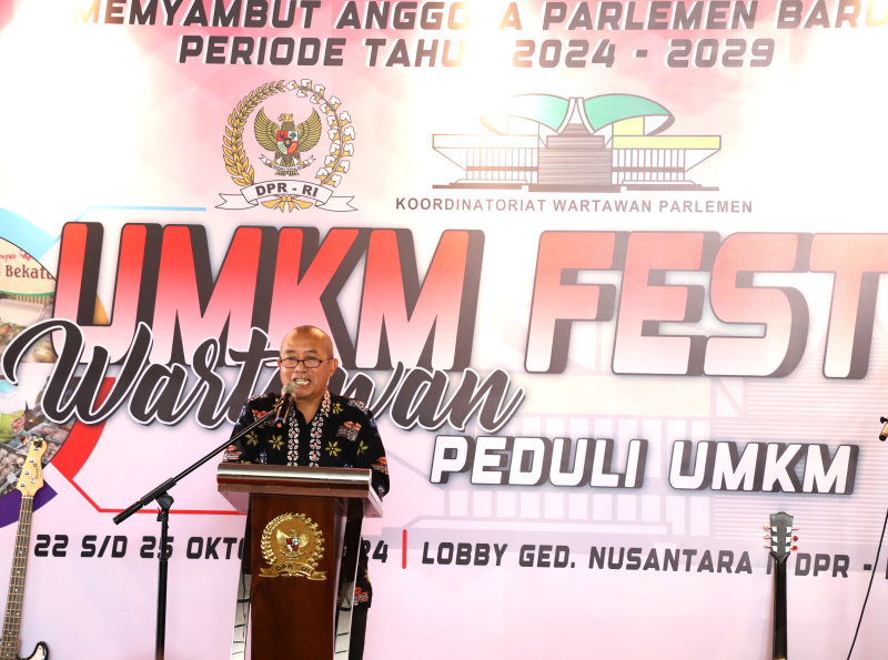 Koordinatoriat Wartawan Parlemen gelar bazaar UMKM Fest