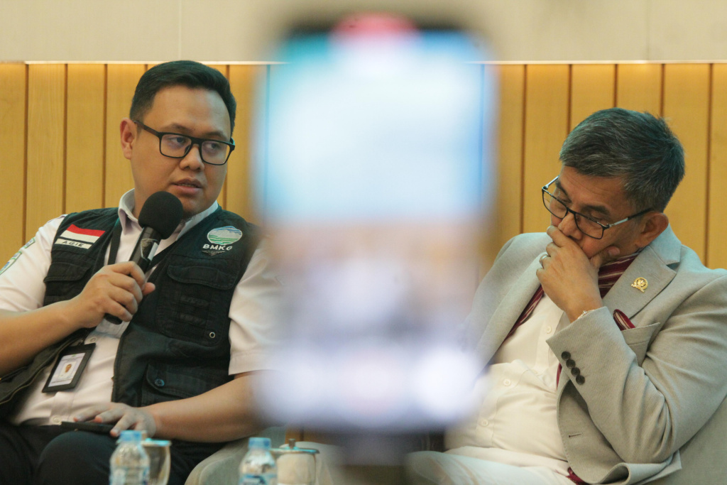 Koordinatoriat Wartawan Parlemen menggelar diskusi Antisipasi Bencana Alam