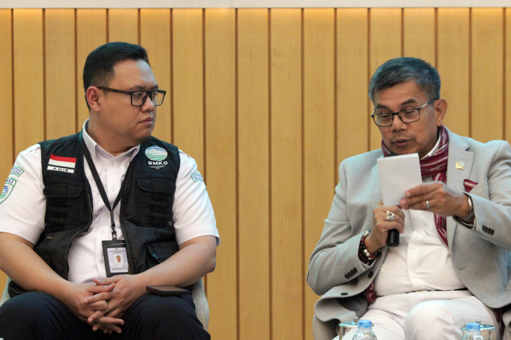 Koordinatoriat Wartawan Parlemen menggelar diskusi Antisipasi Bencana Alam