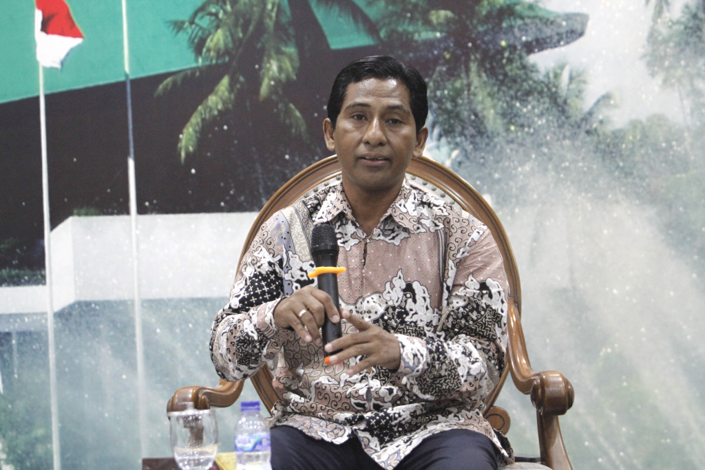 Koordinatoriat Wartawan Parleme gelar diskusi Dialektika Demokrasi Polemik Penundaan Pilkada 2024 (Ashar/SinPo.id)