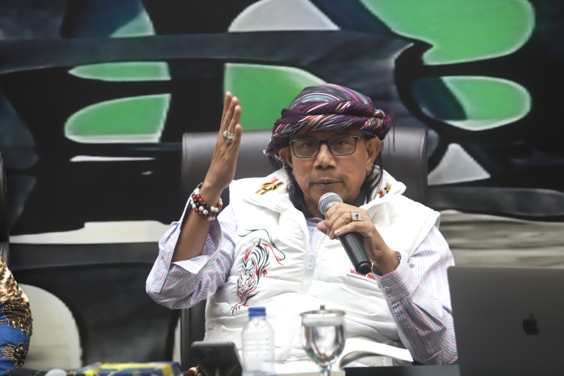 Koordinatoriat Wartawan Parlemen menggelar diskusi Forum Legislasi