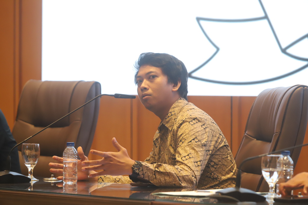 Koordinatoriat Wartawan Parlemen menggelar diskusi menangkal berita hoax di sosial media (Ashar/SinPo.id)