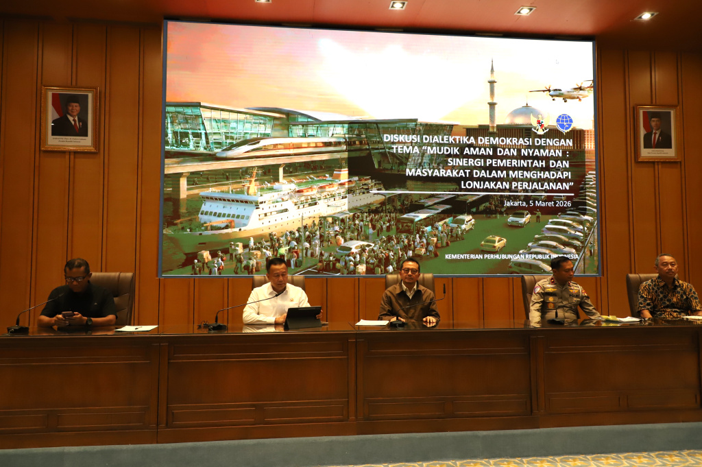 Koordinatoriat Wartawan Parlemen gelar diskusi Mudik Aman dan Nyaman (Ashar/SinPo.id)