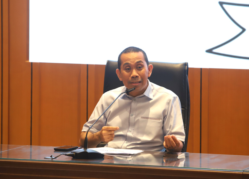 Koordinatoriat Wartawan Parlemen gelar diskusi" Peran DPR Pastikan Mudik Aman, Silahturahmi Nyaman" (Ashar/SinPo.id)