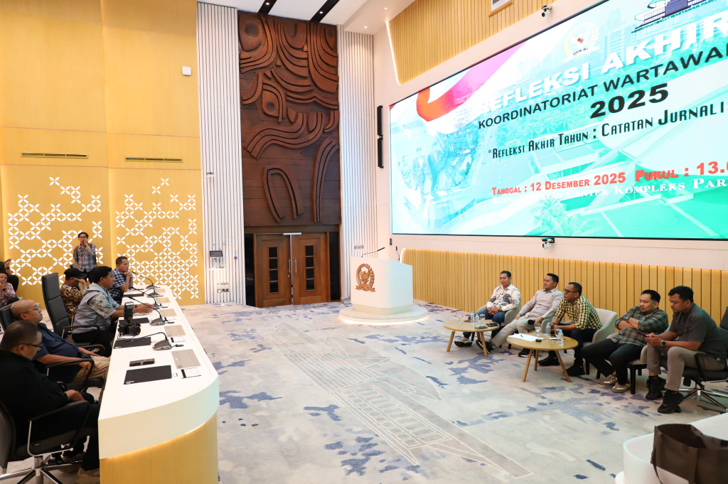 Koordinatoriat Wartawan Parlemen menggelar diskusi Refleksi Akhir Tahun