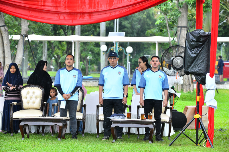 Koordinatoriat Wartawan Parlemen gelar KWP CUP Mini Soccer 2025 yang diikuti 16 tim antar desk wartawan (Ashar/SinPo.id)