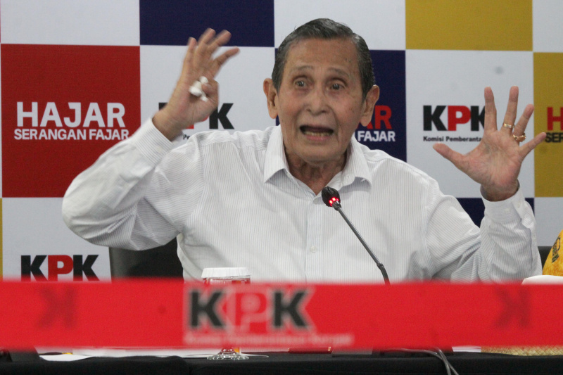 Dewan Pengawas KPK menggelar konfrensi pers terkait hasil laporan selama kinerja periode 2019-2024 di Gedung C1 KPK (Ashar/SinPo.id)