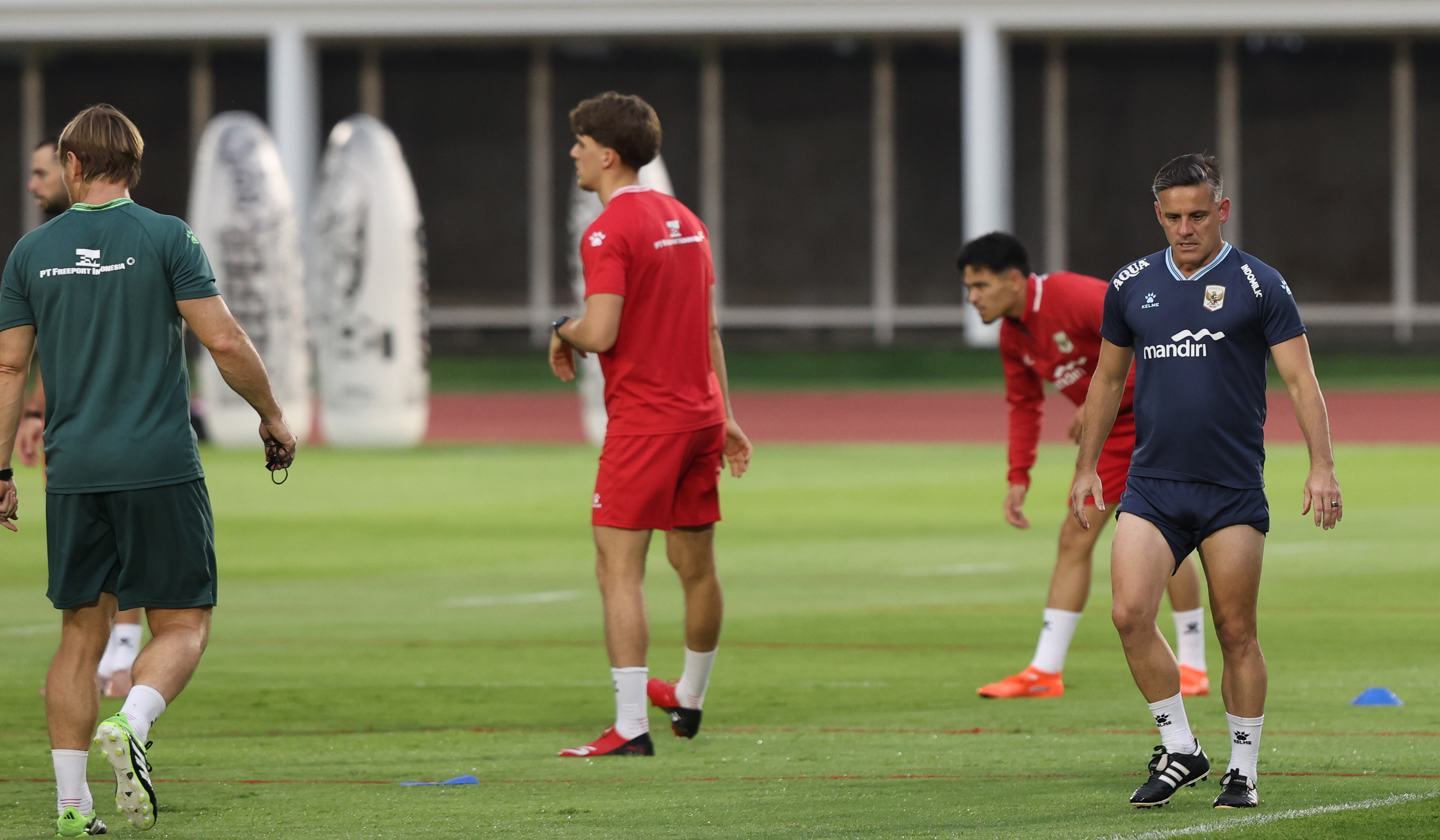 Latihan Timnas Indonesia. (Agus Priatna/SinPo.id)
