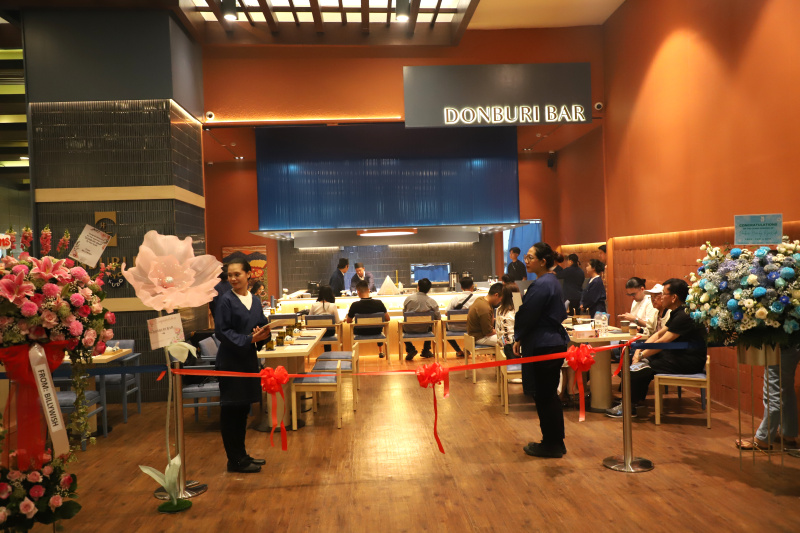 Restaurant khas Jepang Donburi Bar telah buka outlet di Pasific Place mall (Ashar/SinPo.id)