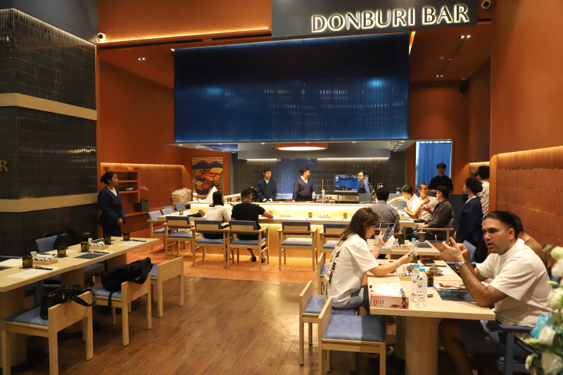 Restaurant khas Jepang Donburi Bar telah buka outlet di Pasific Place mall (Ashar/SinPo.id)