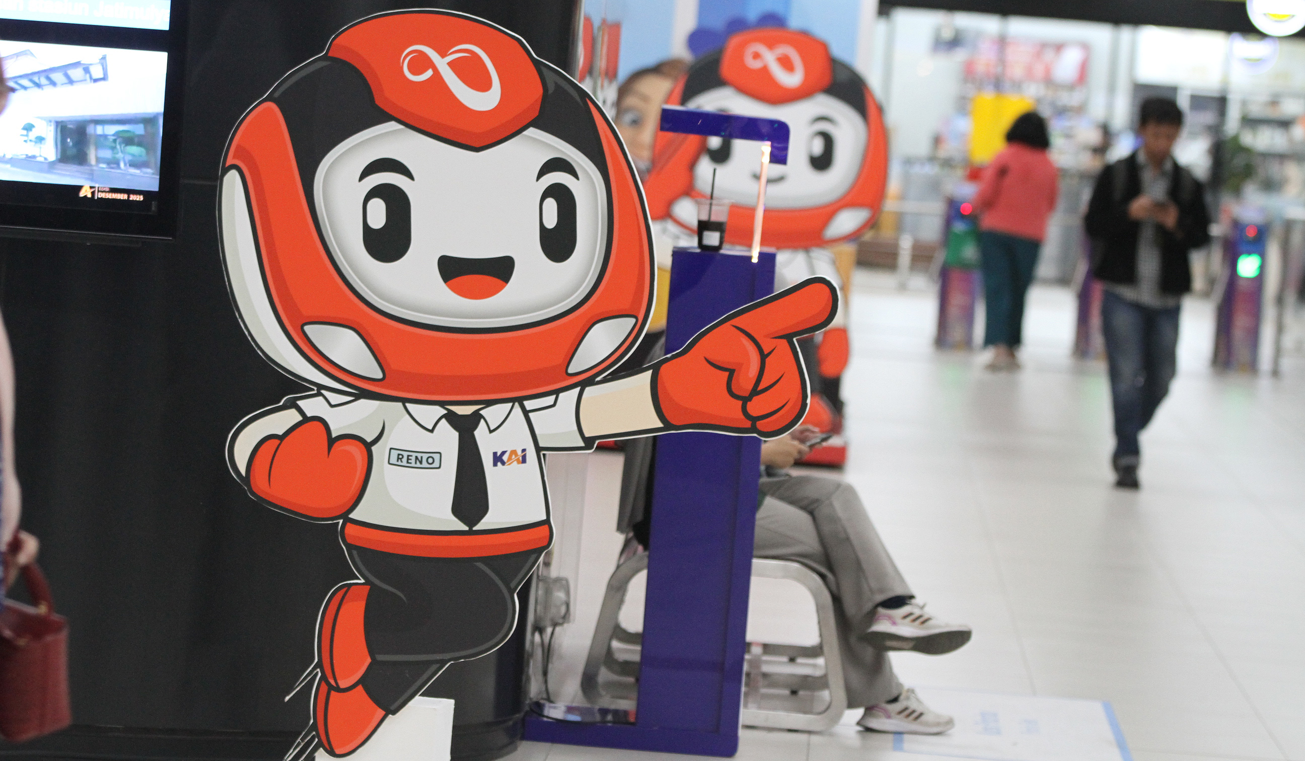 Stasiun LRT Cawang. (Agus Priatna/SinPo.id)