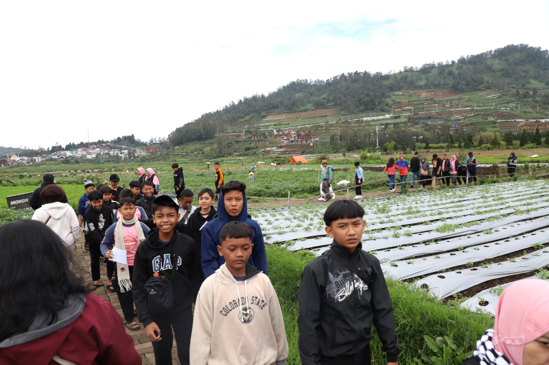 Libur panjang Waisak Wisata Dieng dipadati oleh para wisatawan lokal dan internasional (Ashar/SinPo.id)