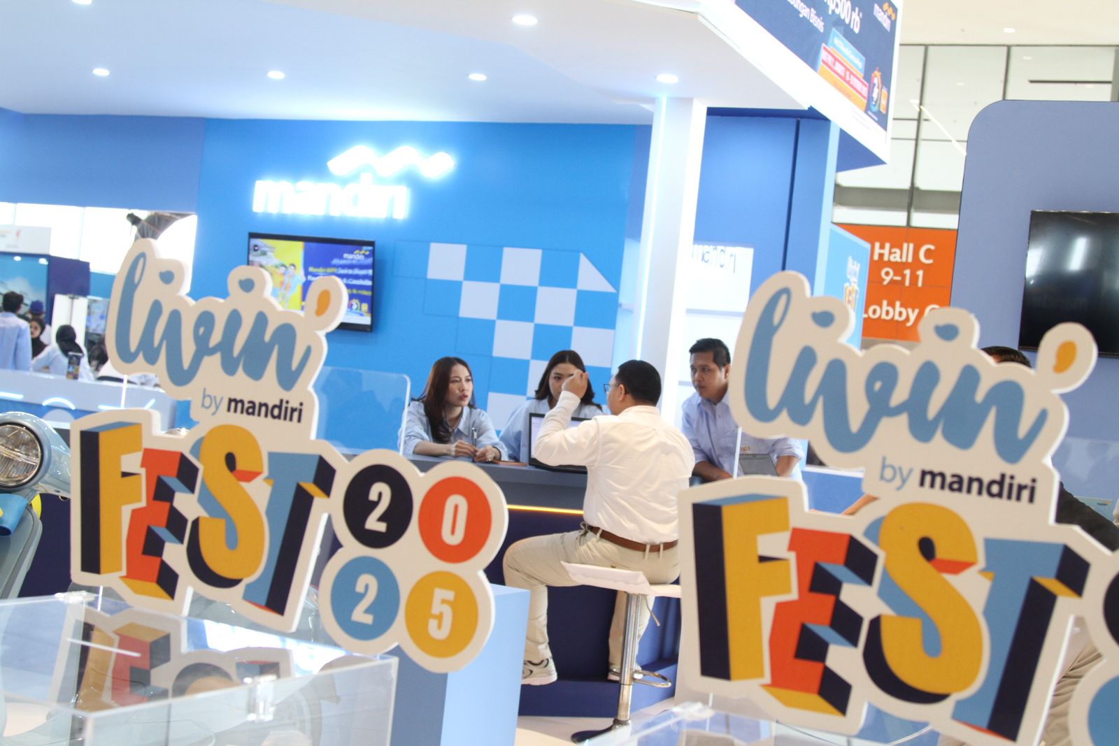 Bank Mandiri HUT ke-27 menggelar Living Fest 2025 di PIK (Ashar/SinPo.id)