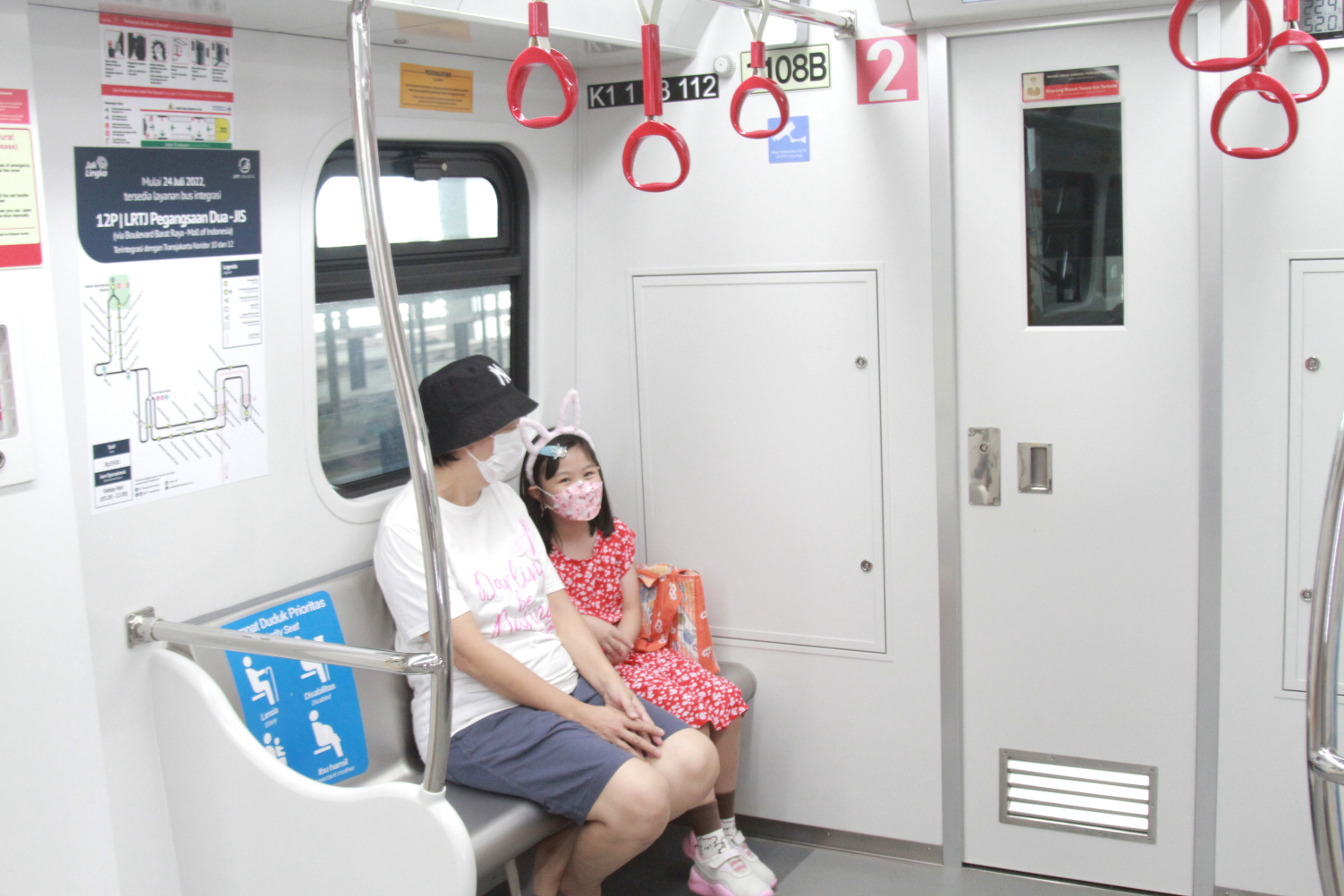 LRT kini hadir dengan pelayanan nyaman dan aman tersedia ruangan kesehatan dan ruangan anak (Ashar/SinPo.id)