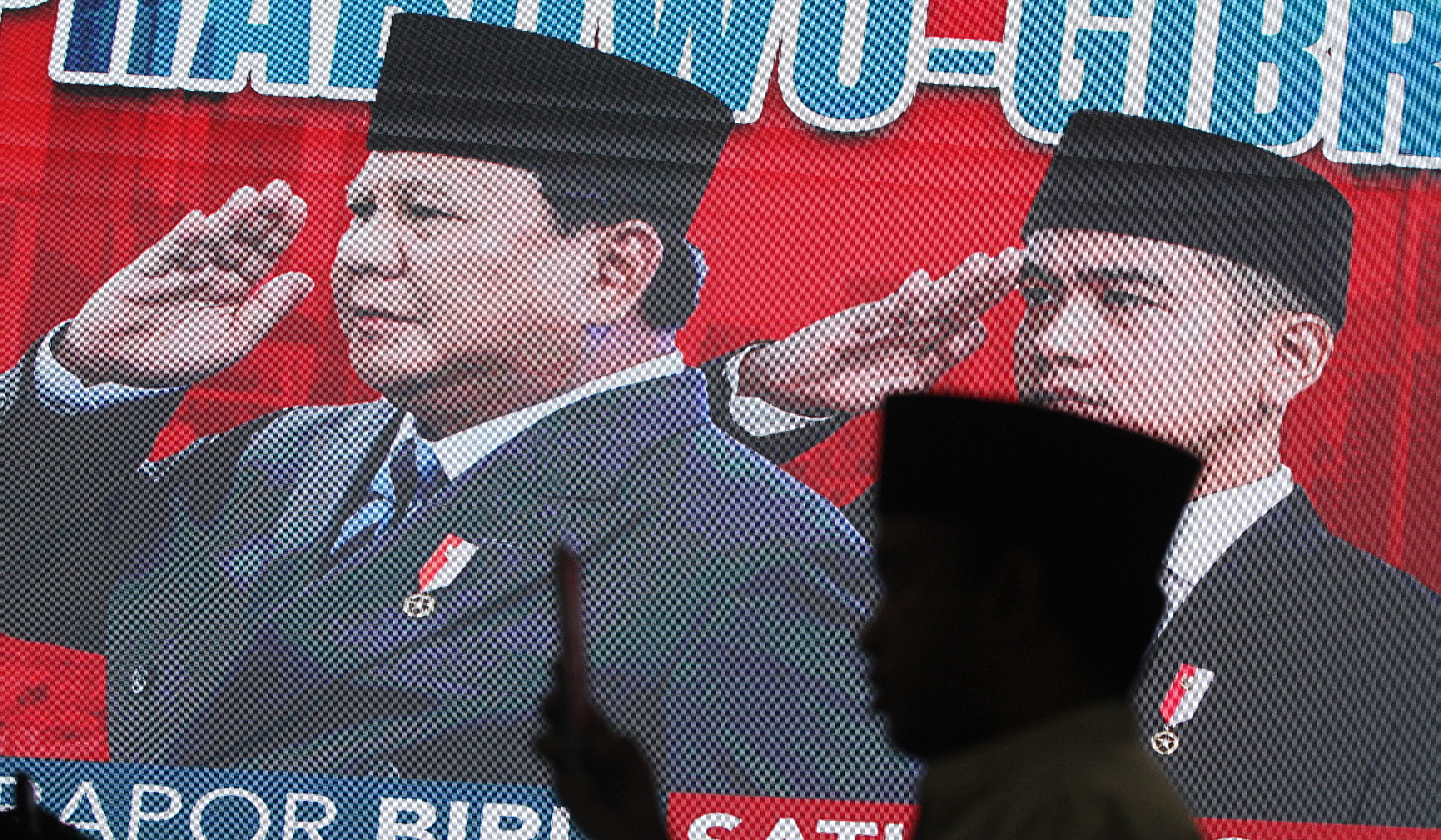 Paparan hasil survei LSI Denny JA. (Agus Priatna/SinPo.id)