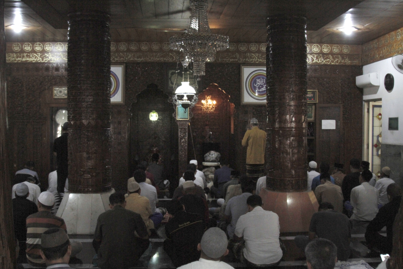 Masjid Perahu ini dibangun pada tahun 1960 dan terinpirasi dari kisah cerita Nabi Nuh yang membangun Kapal Besar untuk menyelematkan Umatnya (Ashar/SinPo.id)