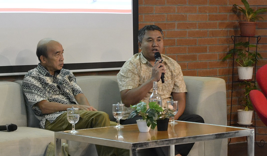 Diskusi peran media di era digital. (Agus Priatna/SinPo.id)