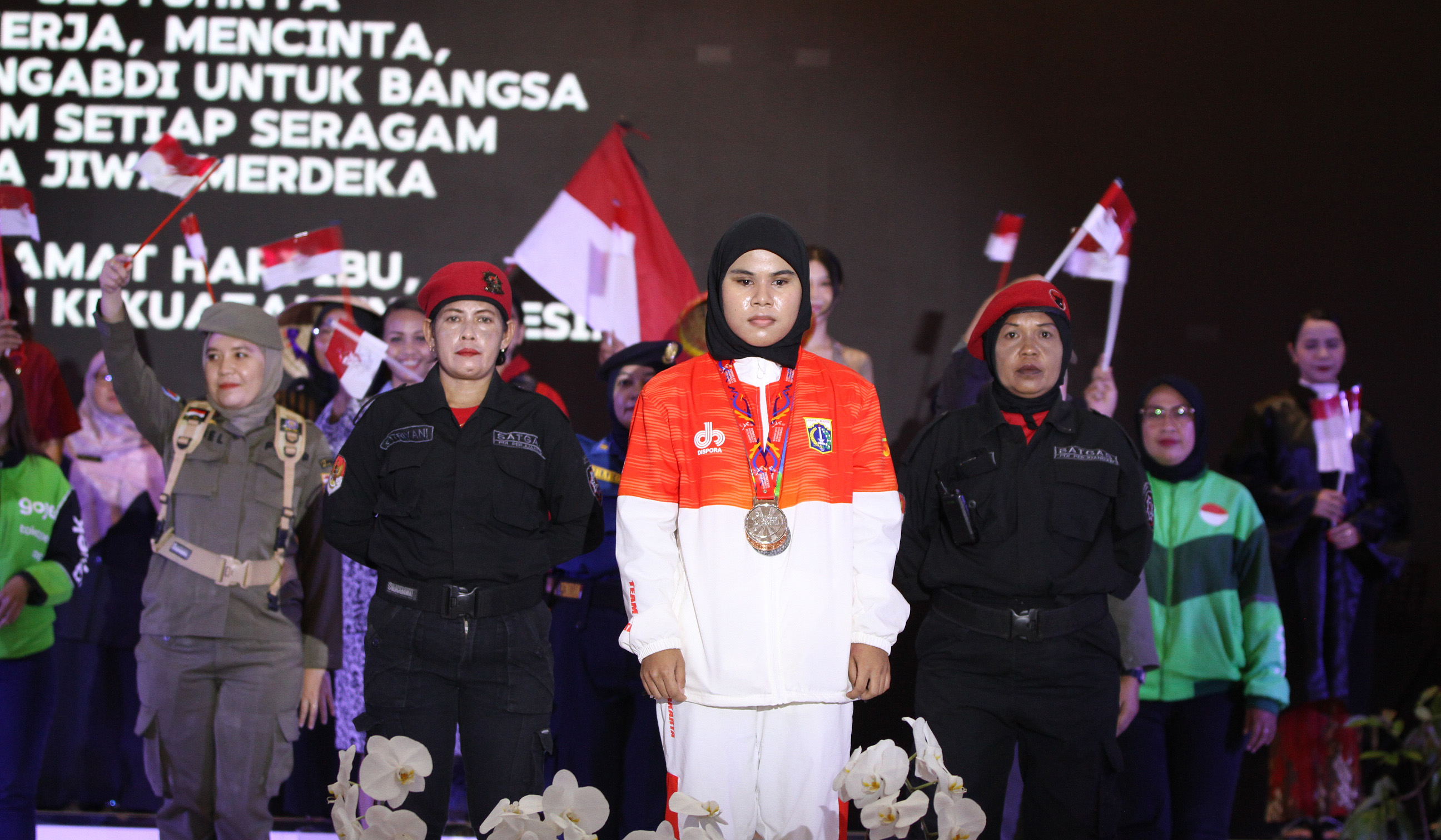 PDIP gelar peringatan Hari Ibu. (Agus Priatna/SinPo.id)