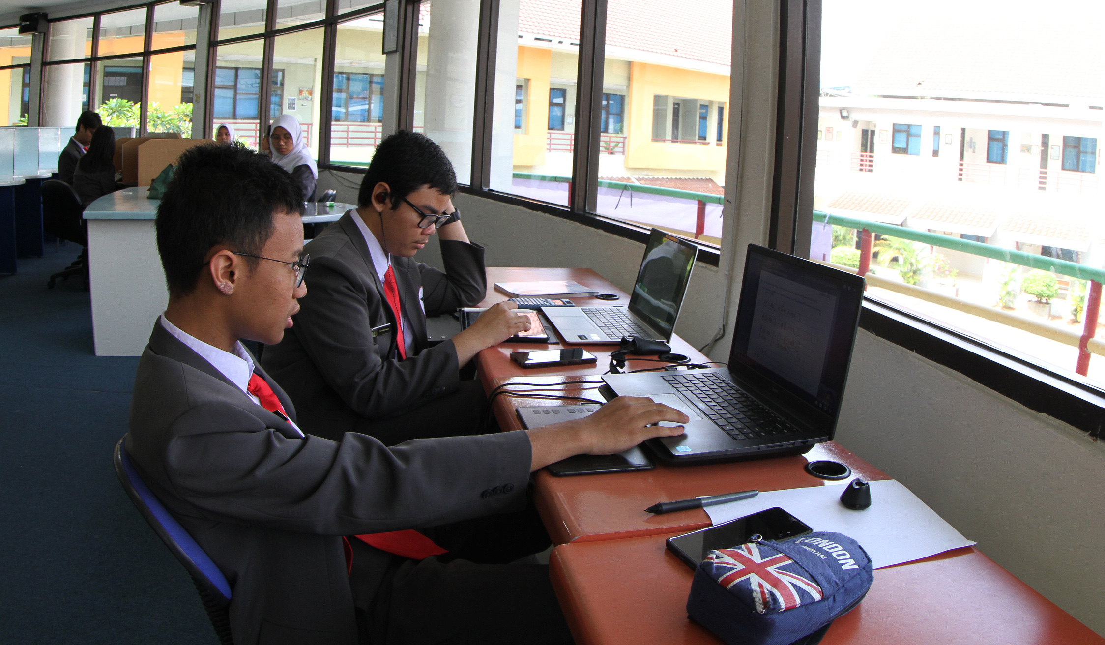 Aktivitas Sekolah Garuda di Jakarta. (Agus Priatna/SinPo.id)