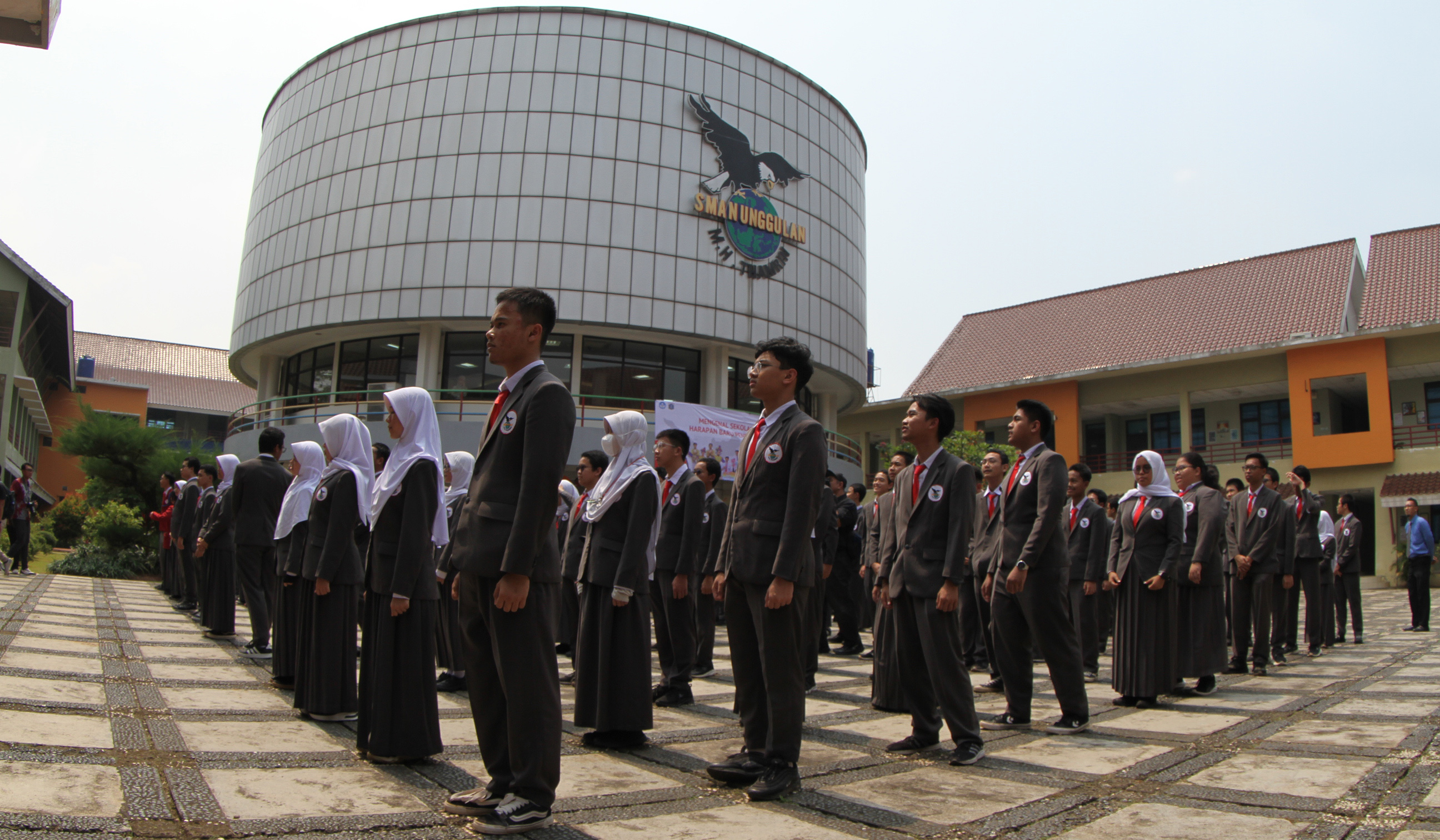 Aktivitas Sekolah Garuda di Jakarta. (Agus Priatna/SinPo.id)