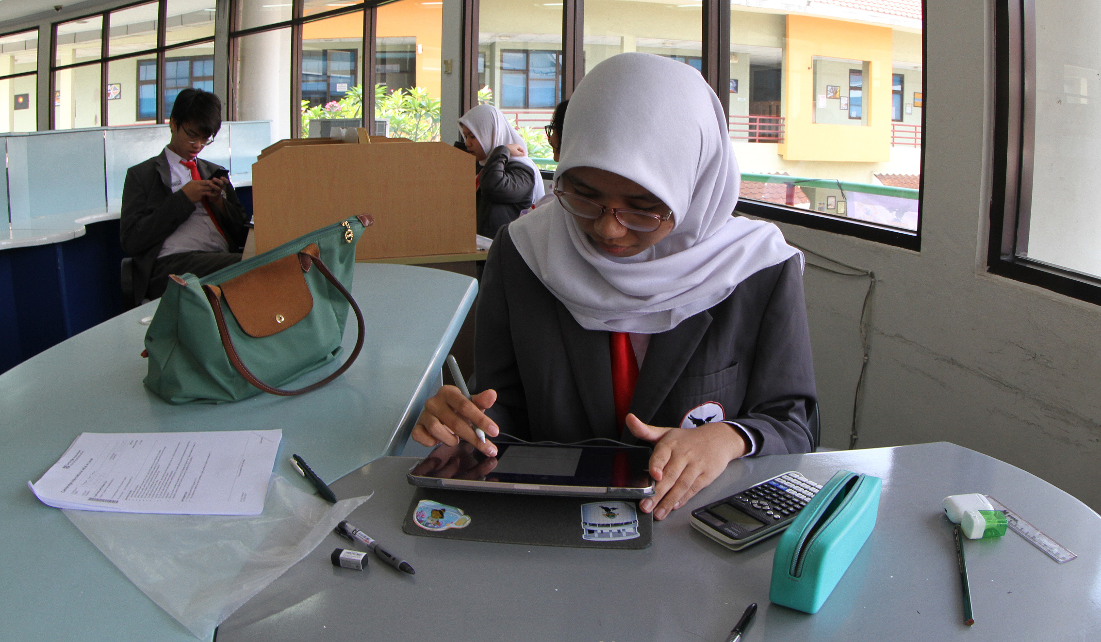 Aktivitas Sekolah Garuda di Jakarta. (Agus Priatna/SinPo.id)