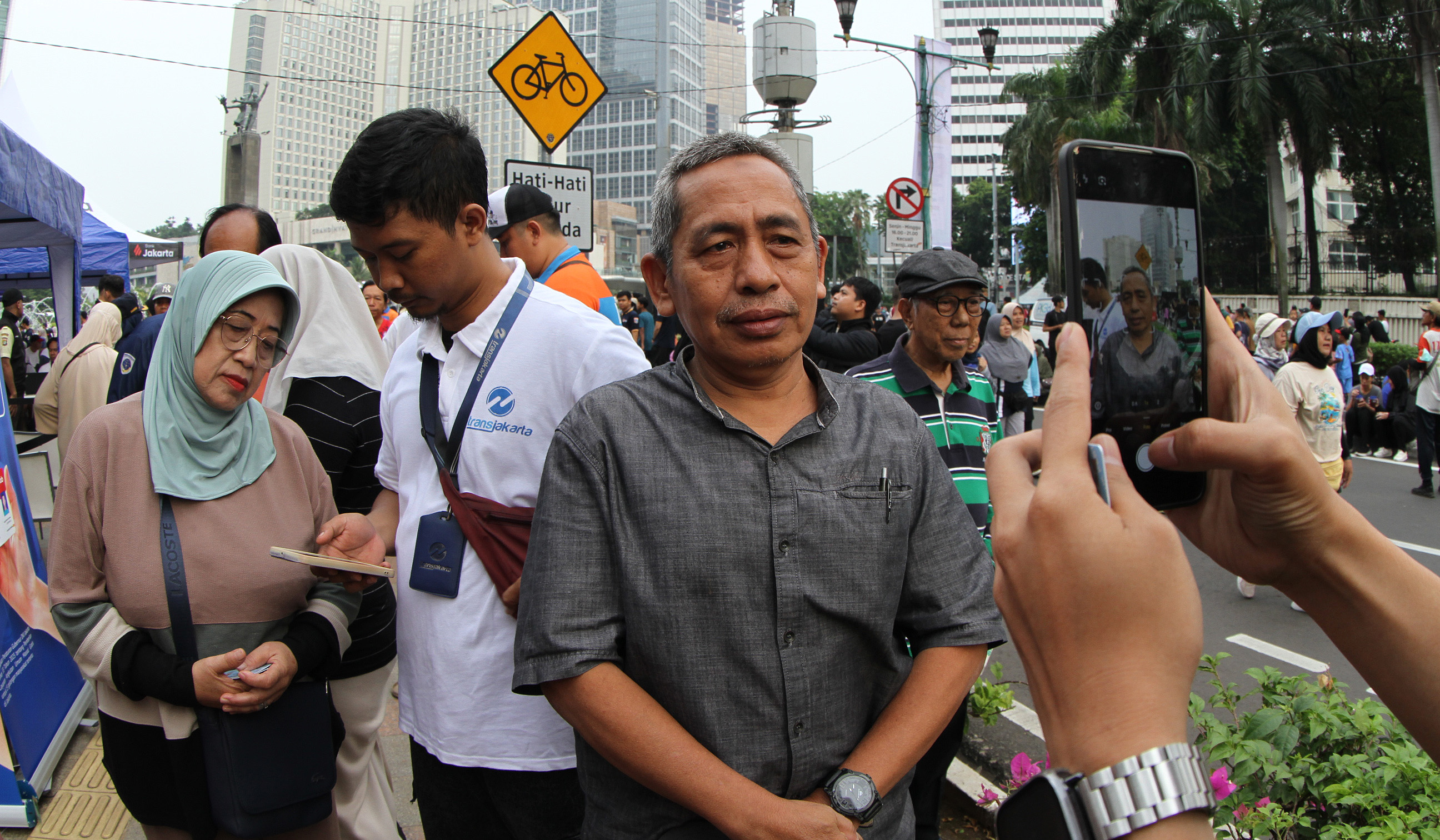 Pendaftaran KLG Lansia. (Agus Priatna/SinPo.id)