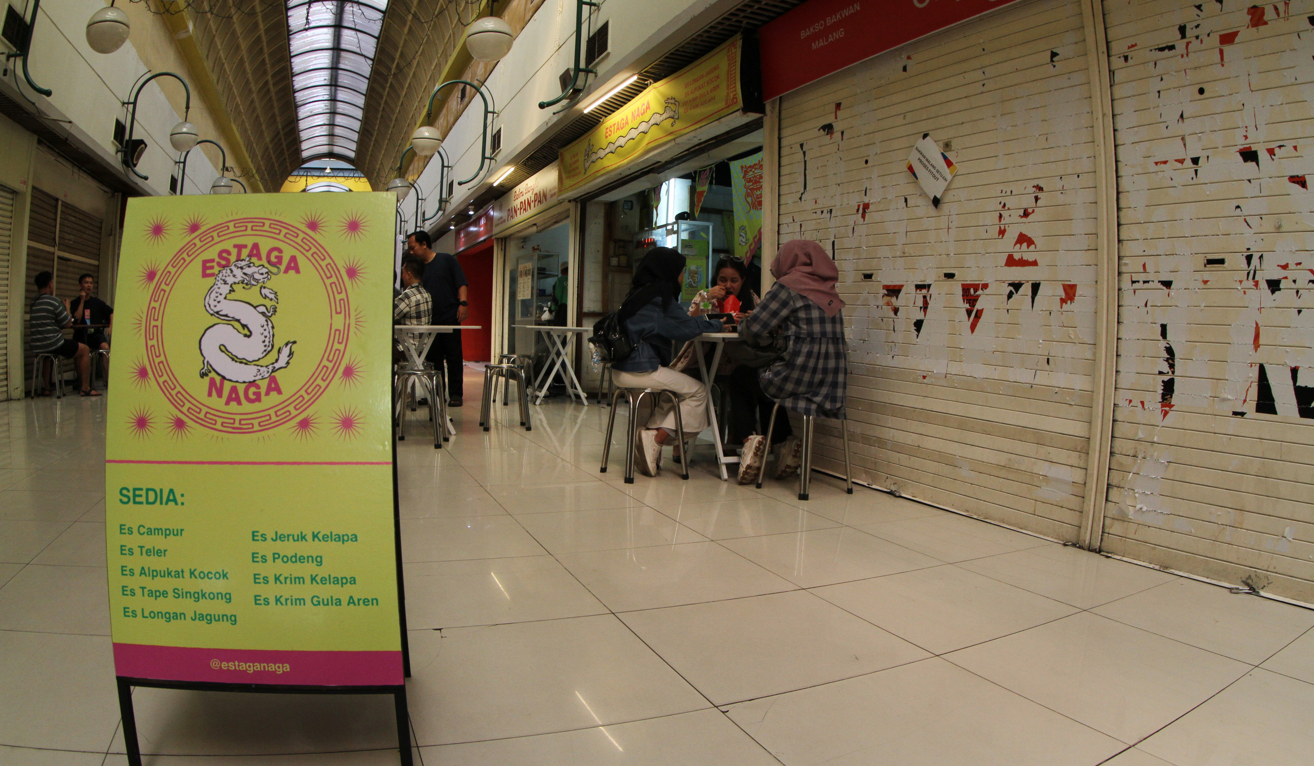 Kawasan Blok M Hub di Jakarta. (Agus Priatna/SinPo.id)