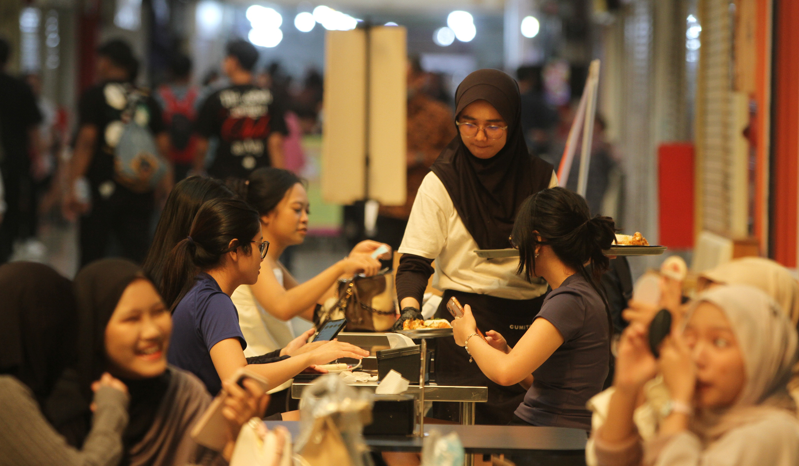 Kawasan Blok M Hub di Jakarta. (Agus Priatna/SinPo.id)