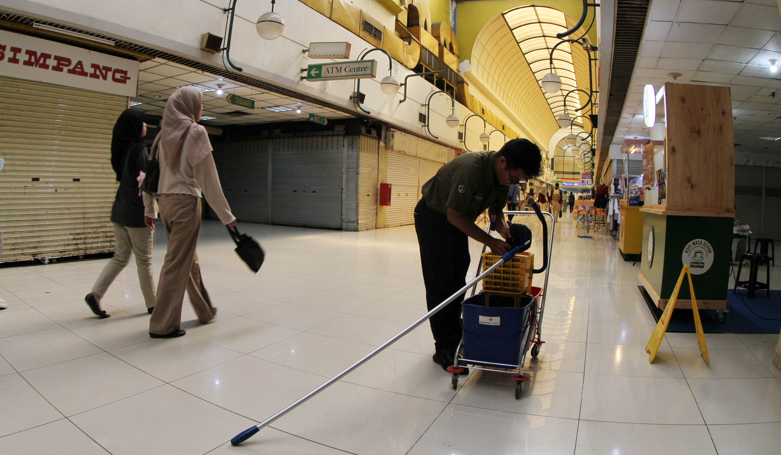 Kawasan Blok M Hub di Jakarta. (Agus Priatna/SinPo.id)