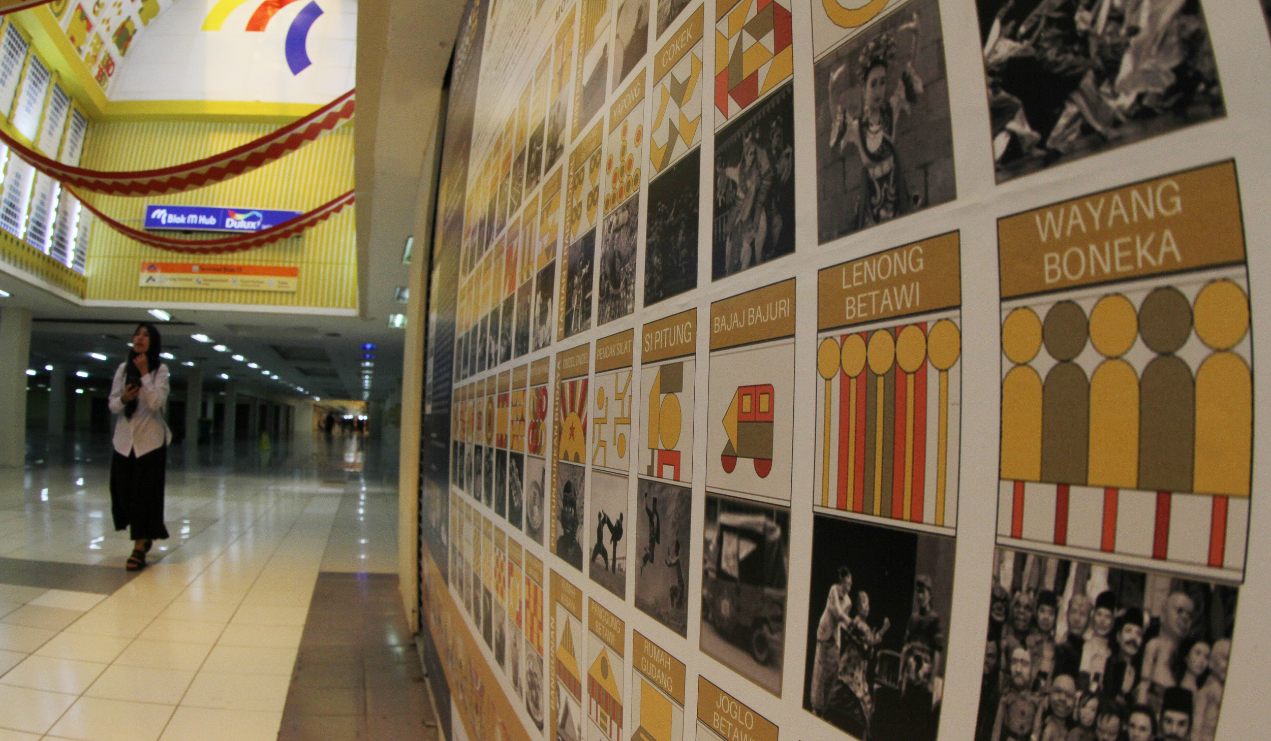 Kawasan Blok M Hub di Jakarta. (Agus Priatna/SinPo.id)