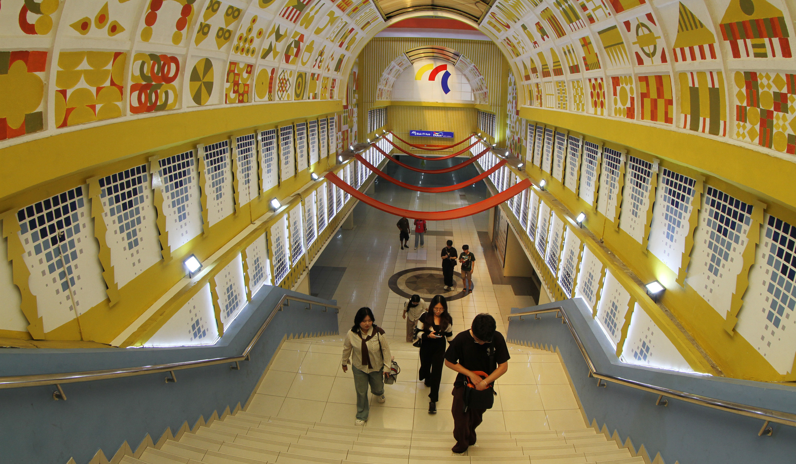 Kawasan Blok M Hub di Jakarta. (Agus Priatna/SinPo.id)