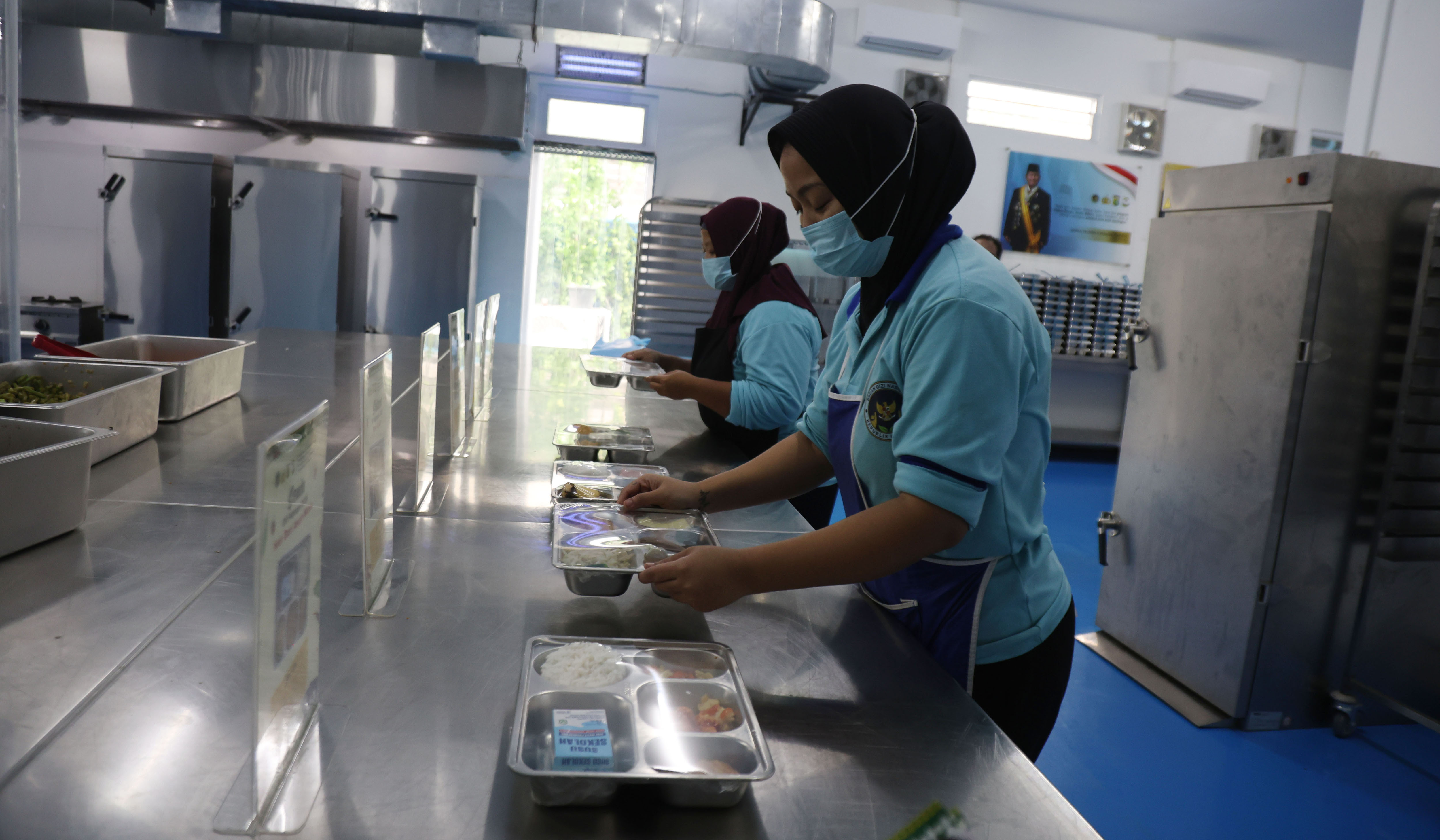 Fasilitas SPPG Polri di Palmerah. (Agus Priatna/SinPo.id)