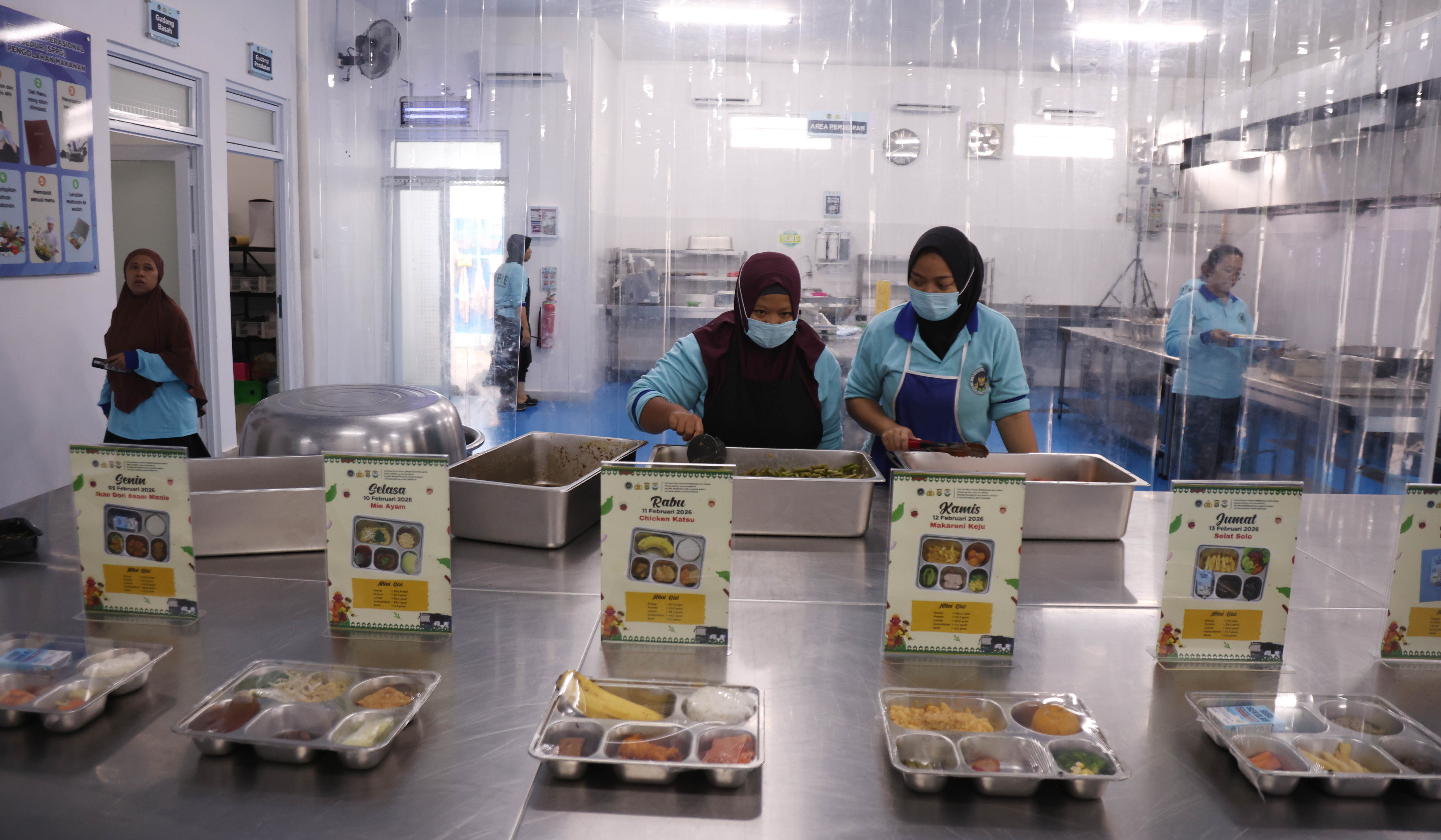 Fasilitas SPPG Polri di Palmerah. (Agus Priatna/SinPo.id)