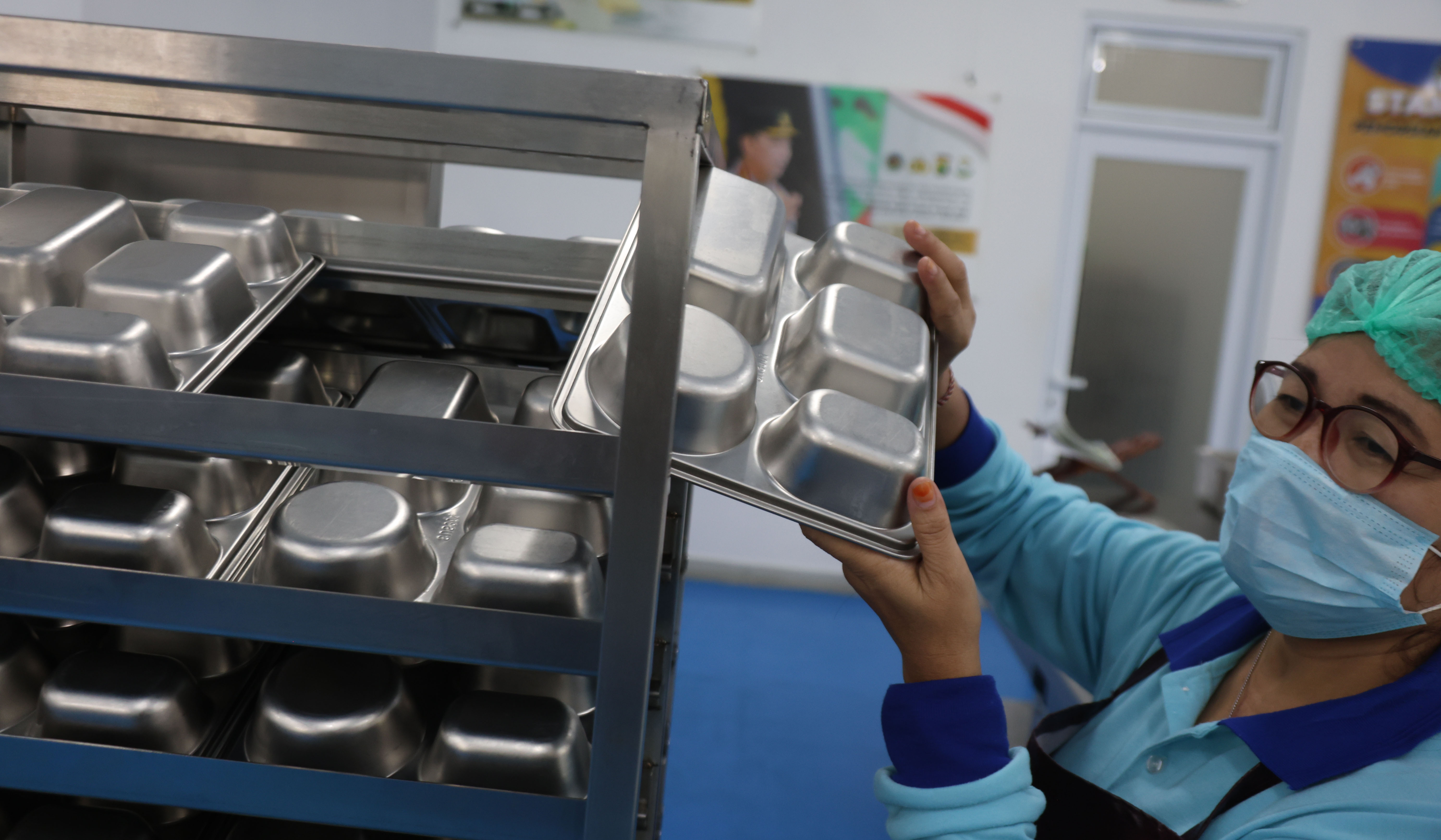 Fasilitas SPPG Polri di Palmerah. (Agus Priatna/SinPo.id)