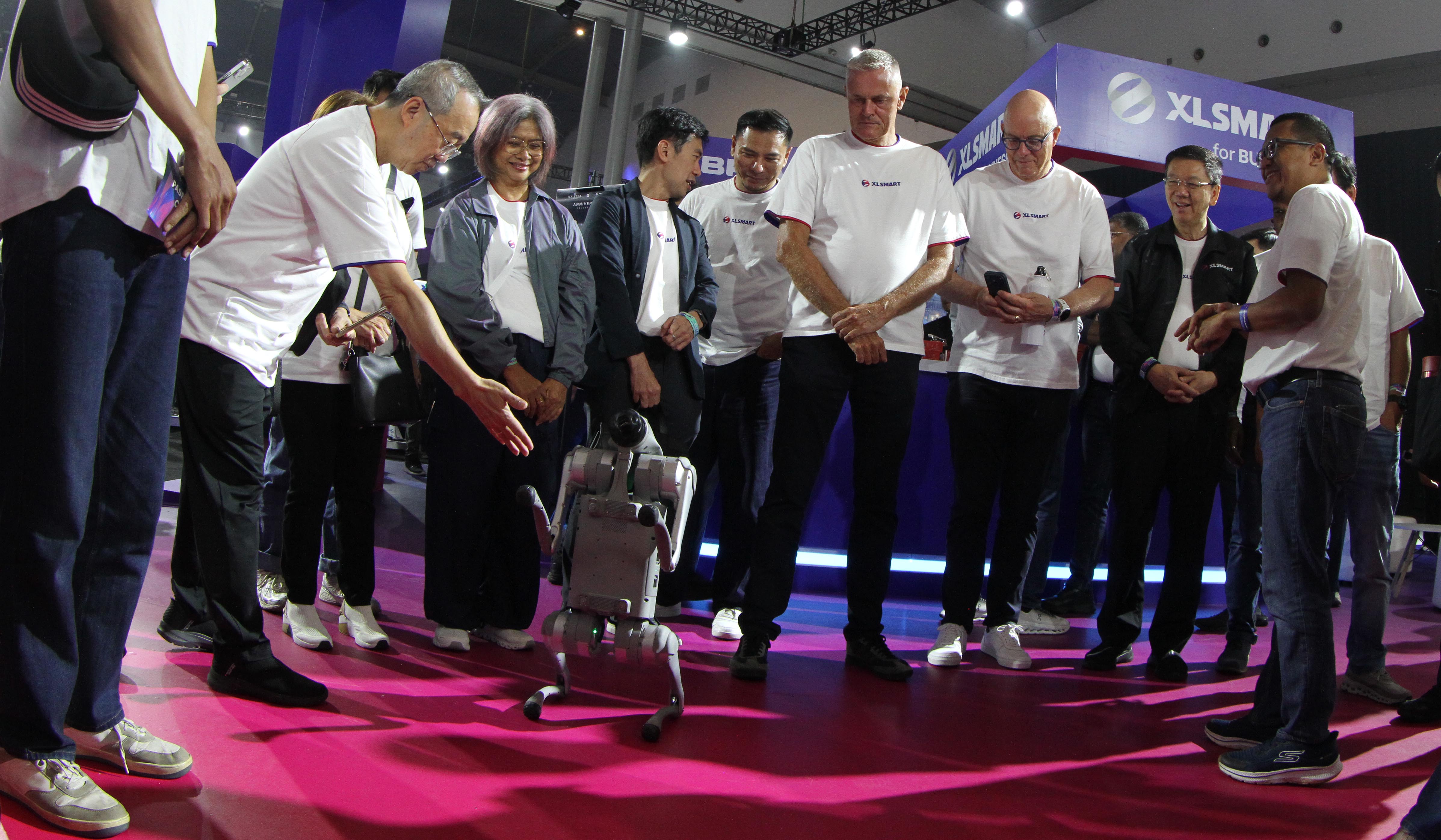 Perayaan ulang tahun perdana XLSmart. (Agus Priatna/SinPo.id)