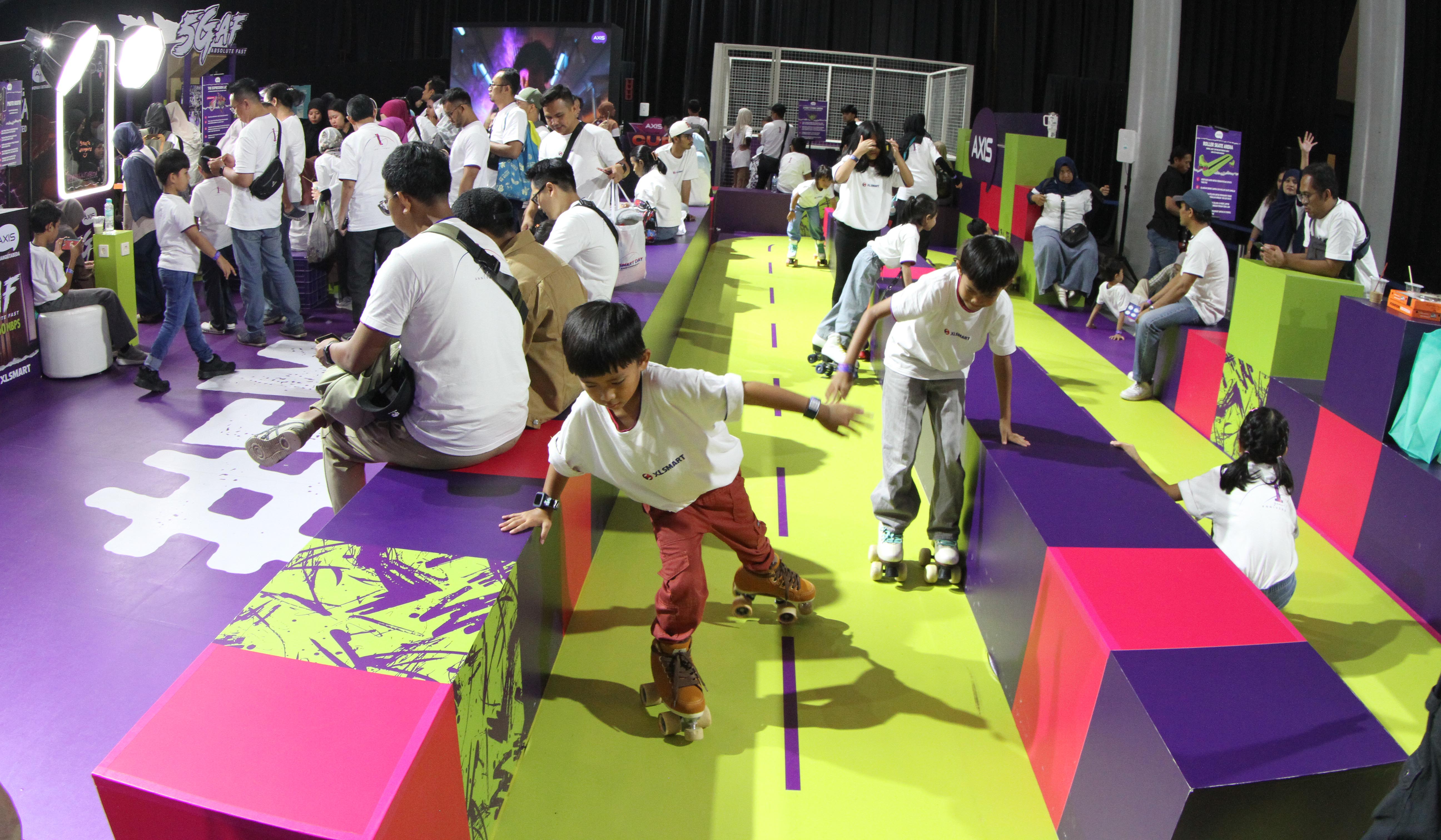 Perayaan ulang tahun perdana XLSmart. (Agus Priatna/SinPo.id)