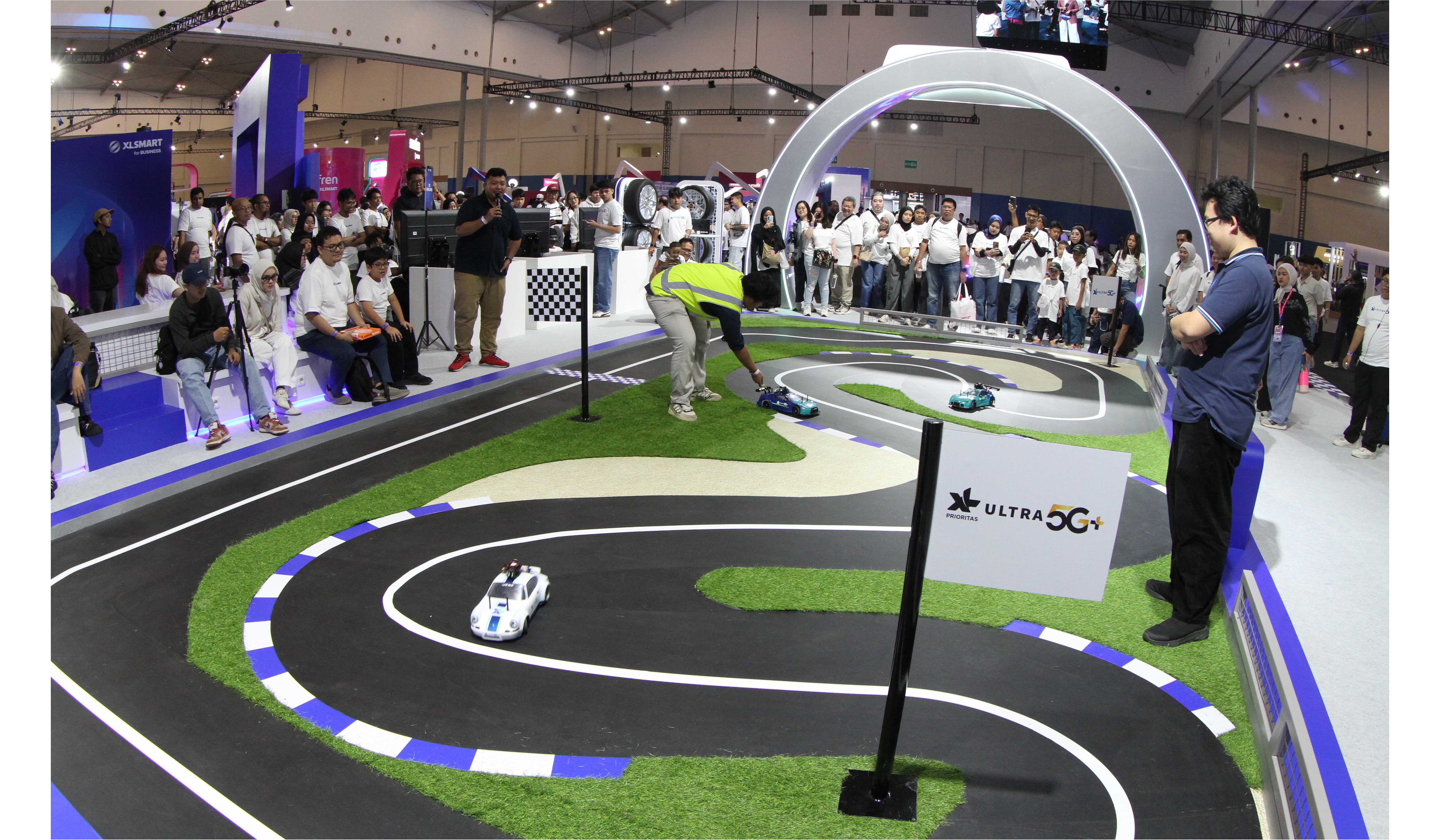 Perayaan ulang tahun perdana XLSmart. (Agus Priatna/SinPo.id)