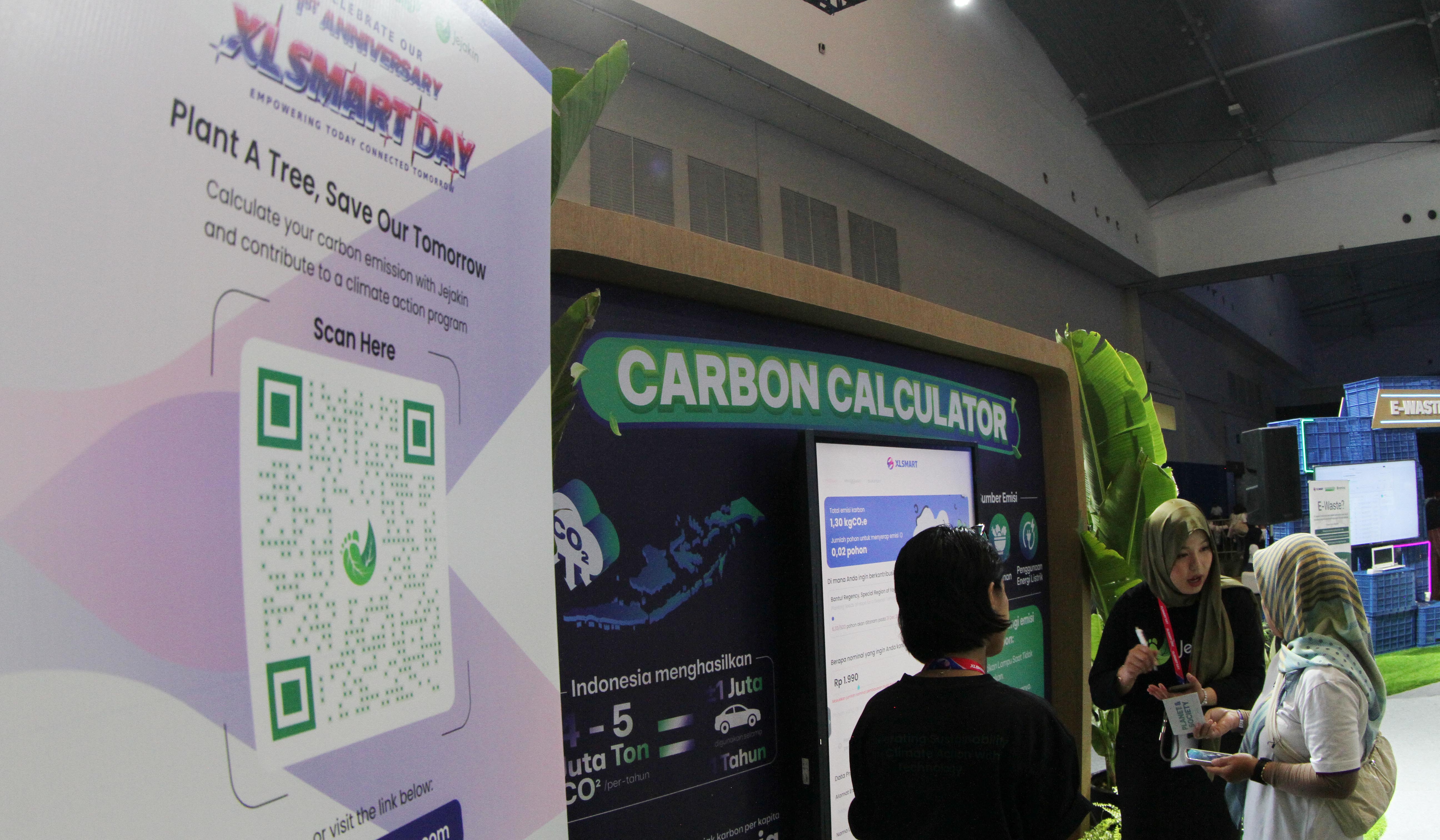 Perayaan ulang tahun perdana XLSmart. (Agus Priatna/SinPo.id)